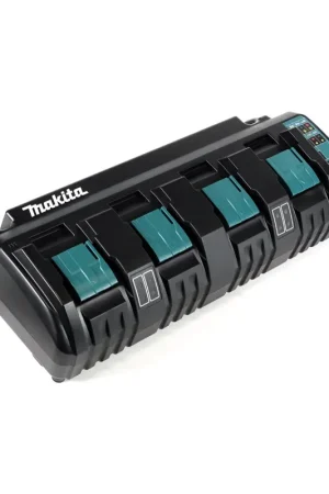 Makita DC18SF Chargeur à 4 stations de charge pour batteries de 14,4 jusqu'à 18 Volt ( 196426-3 ) Expédié Aujourd'hui