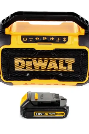 Batterie DeWalt DCR 01 Enceinte Bluetooth 10,8-18V + 1x batterie 1,5Ah - sans chargeur Offre Du Jour