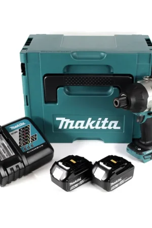 Expédition Rapide Makita DTW 800 RTJ Perceuse visseuse à percussion sans fil 18 V Li-Ion + 1x Batterie 5,0 Ah + Chargeur + Coffret