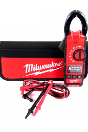 Super Prix Milwaukee 2237-40 Pince ampèremétrique TRMS CAT III + Sac de transport + Embout de mesure + 2x Piles