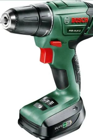 Bosch PSR 14,4 Li Akku Perceuse-visseuse sans fil 2 niveaux -Technologie + Coffret + 1x Batterie 1,5 Ah + Chargeur Satisfait Ou Remboursé