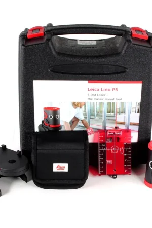 Top Vente Leica Lino P5 Niveau Laser Auto 5 Points portée + Coffret ( 777068 )