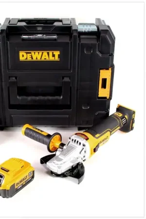 Dernier Modèle Meuleuse d'angle sur batterie DeWalt DCG 405 FM2 18V 125mm brushless + 2x batterie 4,0Ah + chargeur + TSTAK