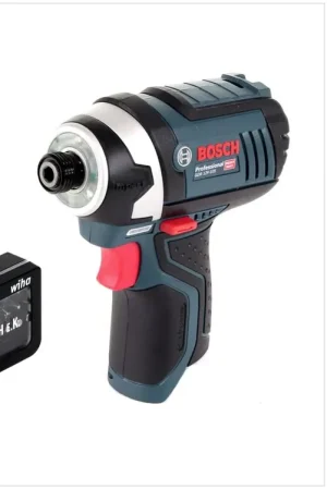 Bosch GDR 12V-105 Professional Visseuse à choc sans fil + Wiha Bit Set - 31 pièces dans un Bitbox, sans Batterie, sans Chargeur Offre Limitée