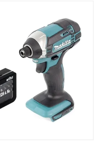 Makita DTD 152 Z Visseuse à choc sans fil 18 V Li-Ion + Set d'embouts Wiha, 31 pcs. - sans batterie, sans chargeur Pas Cher