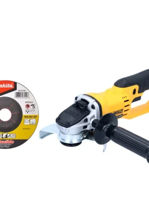 Vente Directe DeWalt DCG 412 N Meuleuse d'angle sans fil 18V 125mm + 5x Meules - sans batterie, sans chargeur