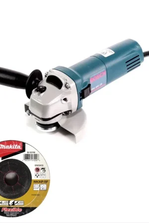 Réduction Meuleuse d'angle Bosch GWS 850 CE 850 watts 125 mm (0601378790) + 5x disque abrasif Makita B-53110 125 mm x 22,23 mm