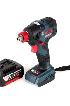 Clé à chocs rotative Bosch GDX 18 V-200 C Professional avec batterie Li-Ion 18 V + 1 batterie 6,0 Ah - sans chargeur, sans coffret Super Prix