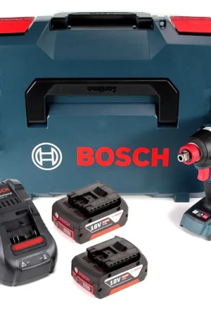 Jusqu'à Épuisement Des Stocks Bosch GDX 18 V-200 C Professional 18 V Brushless Visseuse à chocs sans fil + Boîtier L-Boxx + 2x Batteries GBA 18 V 5,0 Ah + Chargeur ( 0 601 9G4 201 )