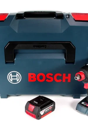 Jusqu'à Épuisement Des Stocks Clé à chocs rotative Bosch GDX 18 V-200 C Professional avec batterie Li-Ion 18 V sans balais en L-Boxx + 1 batterie 6,0 Ah - sans chargeur