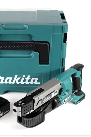 Makita DFR550M1J Visseuse automatique sans fil 25-55mm 18V + 1x Batterie 4,0Ah + Coffret Makpac - sans chargeur Affaire À Saisir