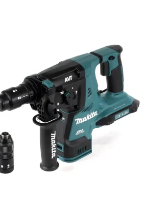 Jusqu'à Épuisement Des Stocks Makita DHR 281 Z marteau perforateur sans fil 28 mm sans balais 2 x 18 V 36 V Li-Ion pour SDS-PLUS avec mandrin à changement rapide Solo - sans batterie, sans chargeur