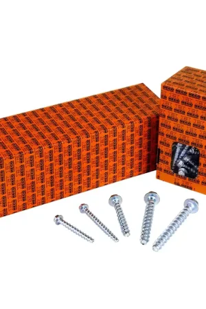 Acheter Direct HECO MULTI-MONTI-plus SS Vis à béton 7,5 x 80 mm, SW 10, Tête hexagonale, zinguée, A2K 50 pcs (48397)