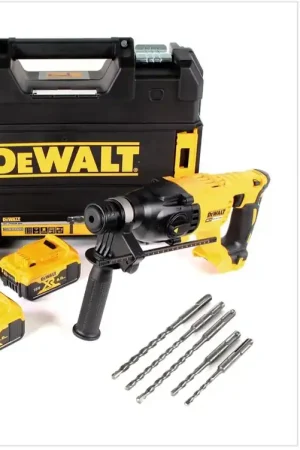 Haute Qualité Marteau combiné à batterie DeWalt DCH 133 P2 18V 2,6J SDS plus brushless + 2x batteries 5,0Ah + chargeur + TSTAK + 5x forets carbure