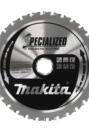 Nouveauté Makita MCCS15032E Lame de scie circulaire spécialisée pour Métal Hw 150 X 20 x 1,5 mm, 32 dents ( 5x B-47036 )
