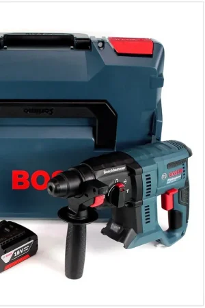 Bosch GBH 18 V-20 Perforateur sans fil 18V 1,7J SDS plus + Batterie 3,0 Ah + Coffret de transport L-BOXX - sans Chargeur Produit De Marque