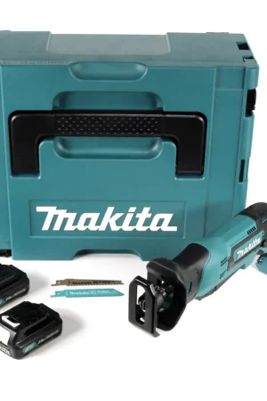 Scie sabre Makita JR 103 DAJ 10,8 V en MakPac avec 2 batteries 2,0 Ah - sans chargeur Populaire