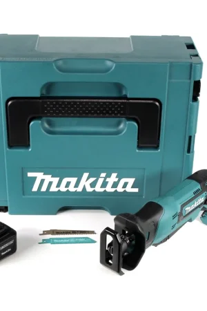 Scie sabre sur batterie Makita JR 103 DM1J 10,8V en MakPac + 1x batterie 4,0 Ah - sans chargeur Prix Réduit