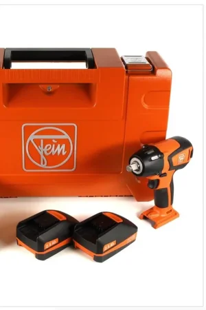FEIN ASCD 18-300 W2 Boulonneuse-visseuse à chocs sans fil 18 V Brushless 1/2" + Coffret de transport + 2x Batteries 2,5 Ah + Chargeur Prix Réduit