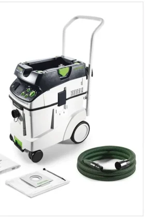 Festool CTM 48 E AC CLEANTEC Aspirateur mobile 48l, poussières de classe M ( 574991 ) + Sac d'élimination de déchets ENS-CT Acheter En Ligne