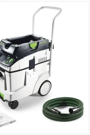 Vente Directe Festool CTM 48 E CLEANTEC Aspirateur mobile 48l, poussières de classe M ( 574992 ) + Sacs filtres SC-FIS-CT