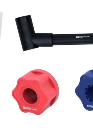 KS TOOLS Jeu d'entonnoirs de remplissage d'huile avec raccord pivotant pour VAG, 4 pcs ( 150.9155 ) Vente Directe