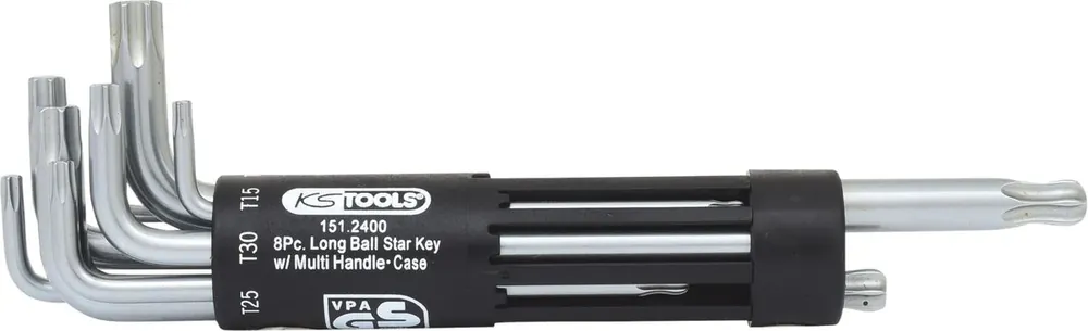 KS TOOLS Jeu de clés mâles Torx tête sphérique, 8pcs ( 151.2400 ) Expédié Aujourd'hui