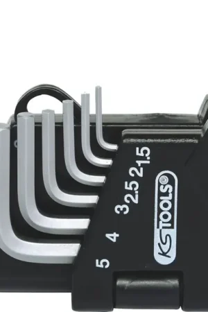 KS TOOLS Jeu de clé mâle, 6 pans, 9 pcs1,5-10mm ( 151.3210 ) Acheter Direct