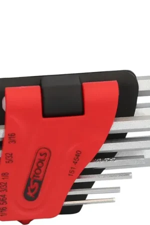KS TOOLS Jeu de clé mâle, 6 pans, 9 pcs1/16'-3/8' ( 151.4540 ) Certifié