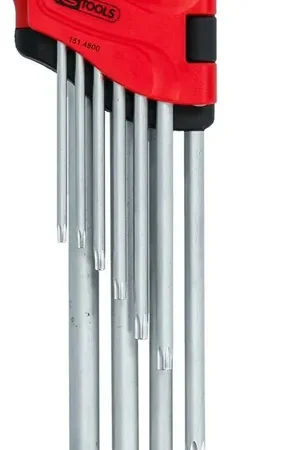 KS TOOLS Jeu de clés mâles coudées Torx avec alésage, XL, 10 pcs TB8-TB50 ( 151.4800 ) Offre Spéciale