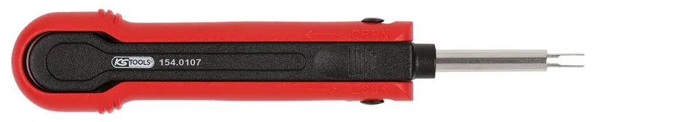 Top Vente KS TOOLS Extracteur de cosses pour connecteurs Faston 1,5 mm (AMP Tyco MCP) ( 154.0107 )