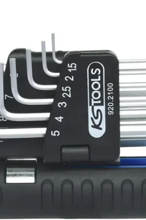 Paiement Sécurisé KS TOOLS Jeu de clés mâles 6 pans 3 en 1,10 pcs longue ( 920.2100 )