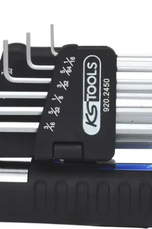 Meilleur Choix KS TOOLS Jeu de clés mâles 6 pans à tête sphérique 3 en 1,10 pcs XL, pouce ( 920.2450 )