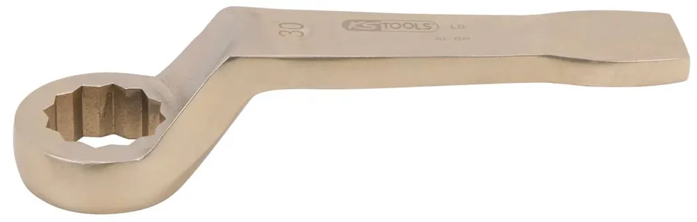 KS TOOLS Clés à oeillet à frapper, contre-coudées BRONZEplus 46 mm ( 963.7840 ) Expédié Aujourd'hui