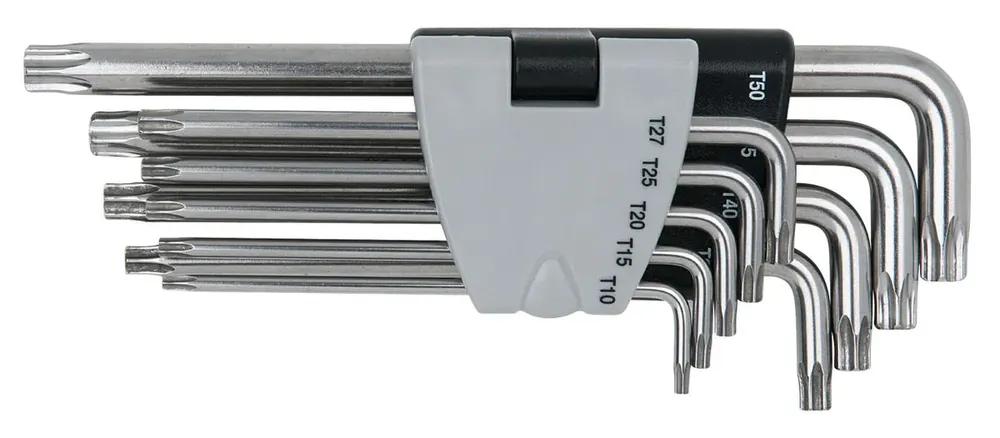 Acheter Direct KS TOOLS Jeu de clés mâles coudées Torx percées, longues EDELSTAHL, 9 pcs ( 964.0620 )