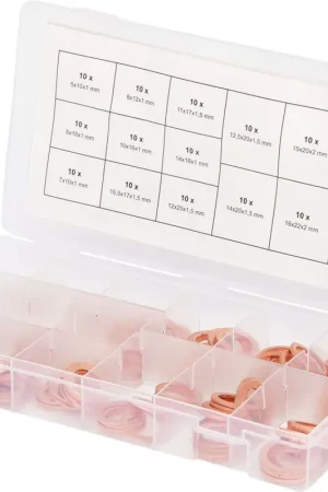 Retour Gratuit KS TOOLS Assortiment de joints cuivre, Ø 5-17,5mm, 150 pcs ( 970.0040 )