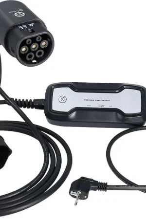 KS TOOLS Chargeur mobile efuturo avec câble de charge de type 2, monophase, jusqu’à 3,7 kW, jusqu’à 16 A, 230 V, mode 2, connecteur avec terre ( 117.7605 ) Nouvelle Collection