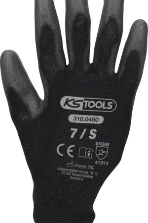 Offre Exclusive KS TOOLS Gant maille fine MICRO, noirs, 12 paires 7 ( 310.0490 )