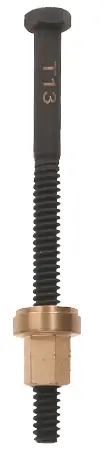 KS TOOLS Broche filetée trapézoïdale pour douille en laiton ( 460.0901 ) Nouvel Arrivage
