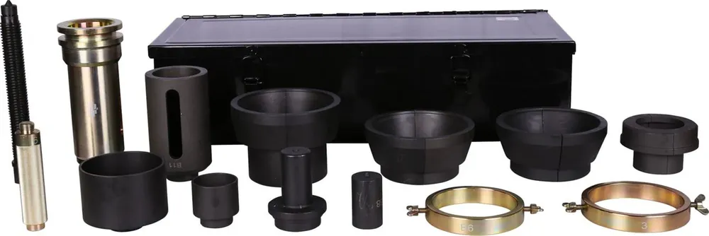 KS TOOLS Jeu d'extracteurs de palier d'arbre principal de différentiel pour DAF et Scania, 14 pcs ( 460.3690 ) Prix Choc