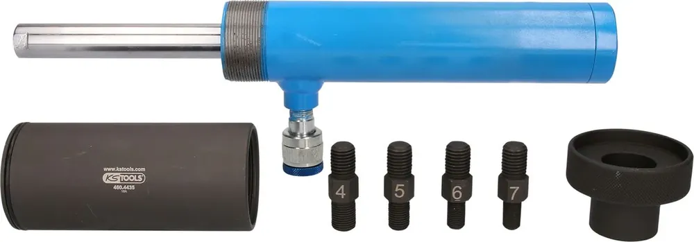 Certifié KS TOOLS Jeu d'extracteurs hydrauliques pour boulons de scellement des freins, 7 pcs ( 460.4435 )