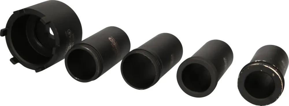 KS TOOLS Jeu de clés d'écrous à encoches avec 4 tubes de guidage pour Mercedes Ø 75 mm, 5 pcs ( 460.5385 ) Jusqu'à Épuisement Des Stocks