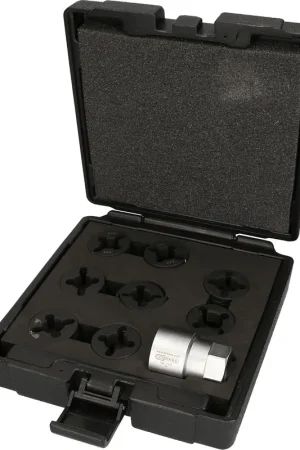 KS TOOLS Jeu de réparation de filetage de boulons de roue pour véhicules utilitaires, 9 pcs ( 460.5480 ) Nouvelle Collection