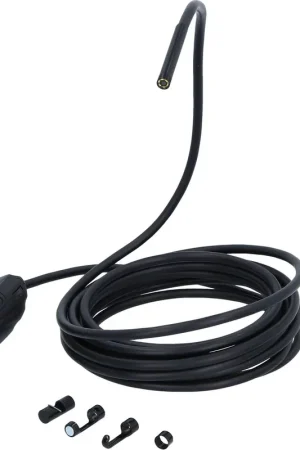 KS TOOLS Jeu vidéoscope Wifi avec sonde de caméra frontale Ø 5,5 mm 0° HD, 5 pcs ( 550.7560 ) Commander Maintenant