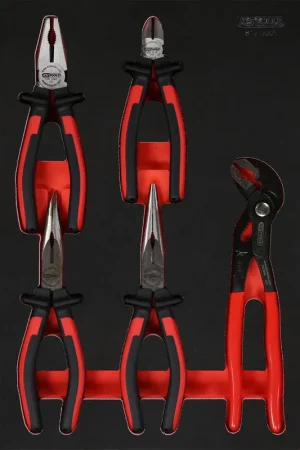 Nouvel Arrivage KS TOOLS Jeu de pinces dans insert en mousse, 5 pcs ( 812.0005 )