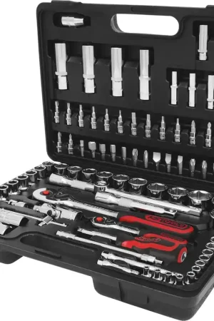 KS TOOLS 1/4' + 1/2' CHROMEplus Coffret de douilles, 96 pièces ( 918.0796 ) Usine Directe