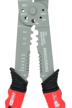 KS TOOLS Pince à sertir pour cosses pré-isolées, 220mm ( 115.1231 ) Promotion