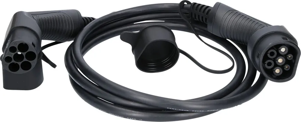 KS TOOLS Câble de charge efuturo droit, connecteur du type 2 vers le type 2, monophase, jusqu’à 7,4 kW, 32 A, 230 V, mode 3, 3 mètres ( 117.7145 ) Commande En Gros