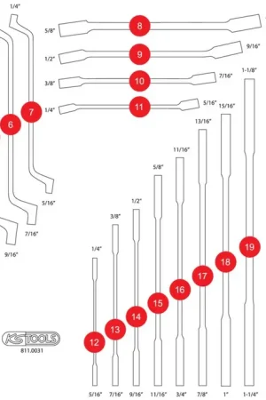 KS TOOLS Insert en mousse vide pour 811.0031 ( 811.0031-97 ) Expédié Aujourd'hui