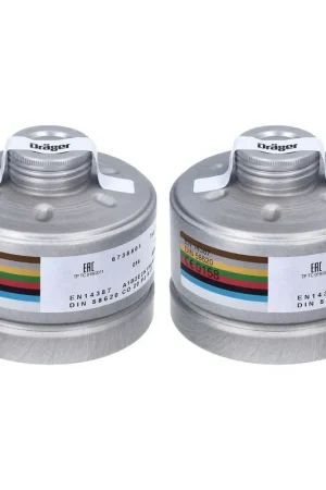 Dräger X-plore Rd40 2x A1B2E2K1 Hg CO NO-P3 RD Filtre de protection respiratoire (2x 6738801) EN148-1 Marque